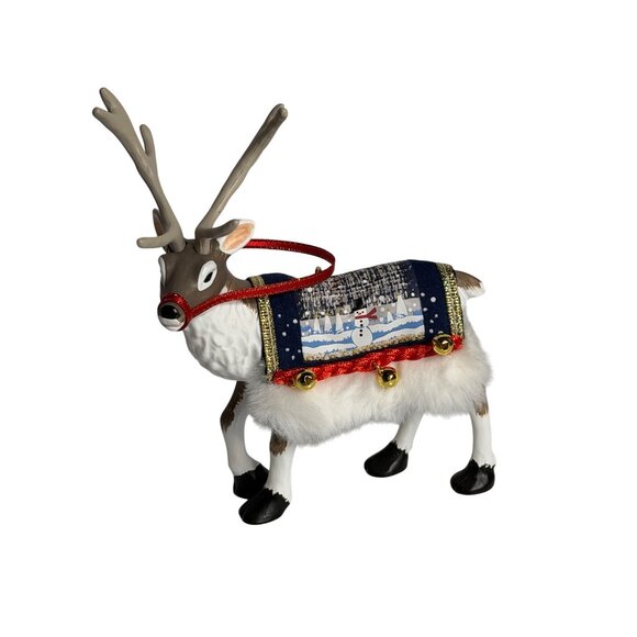 Hallmark Keepsake 2024 Father Christmas White Reindeer Christmas Ornament 5" - Picture 3 of 5